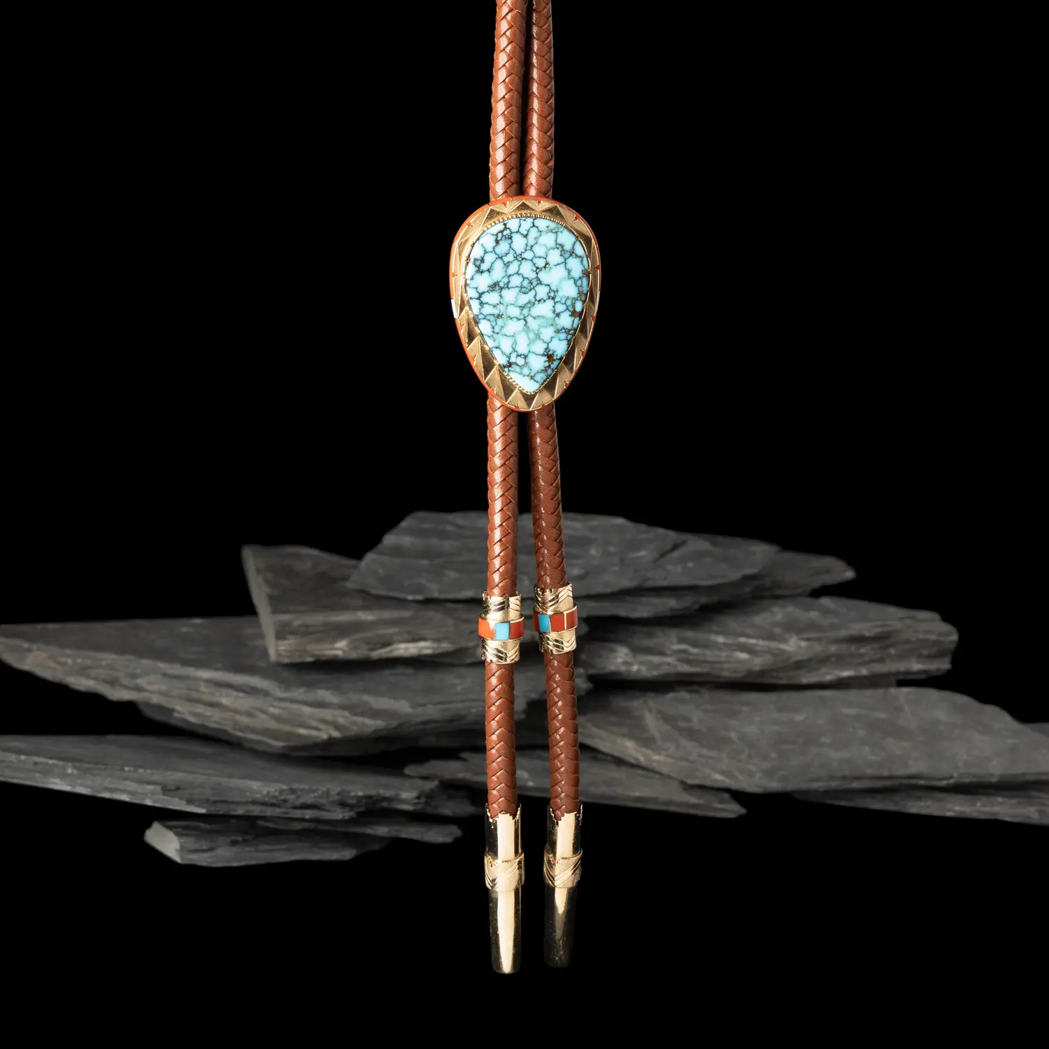 Leo Lando Yazzie (Diné, act. since 1970s) — 14k Gold, | Freeman's
