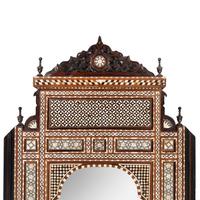 A Pair of Levantine Marquetry Mirrors