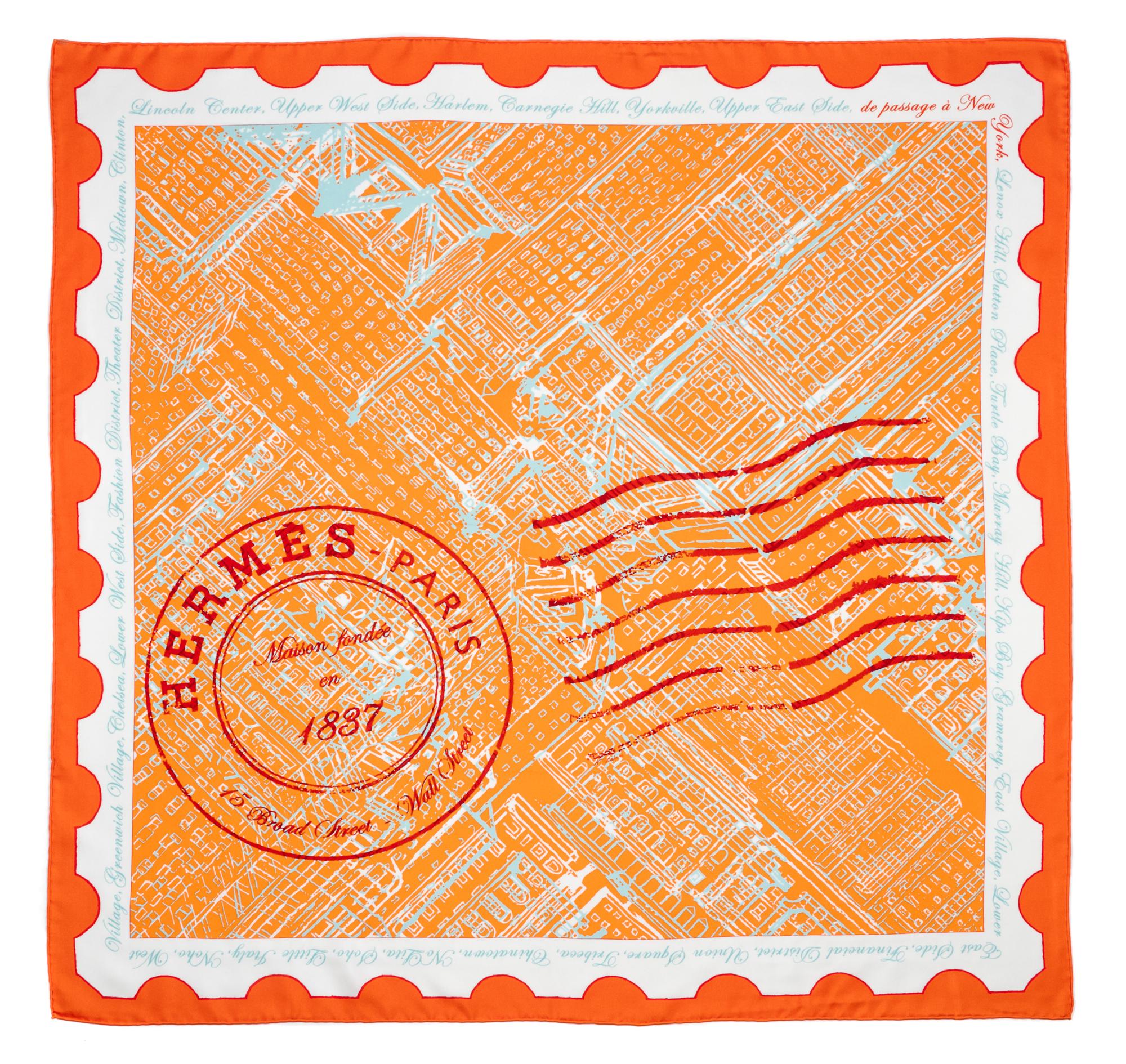 An Hermes 90cm Silk Scarf, 36"x36".