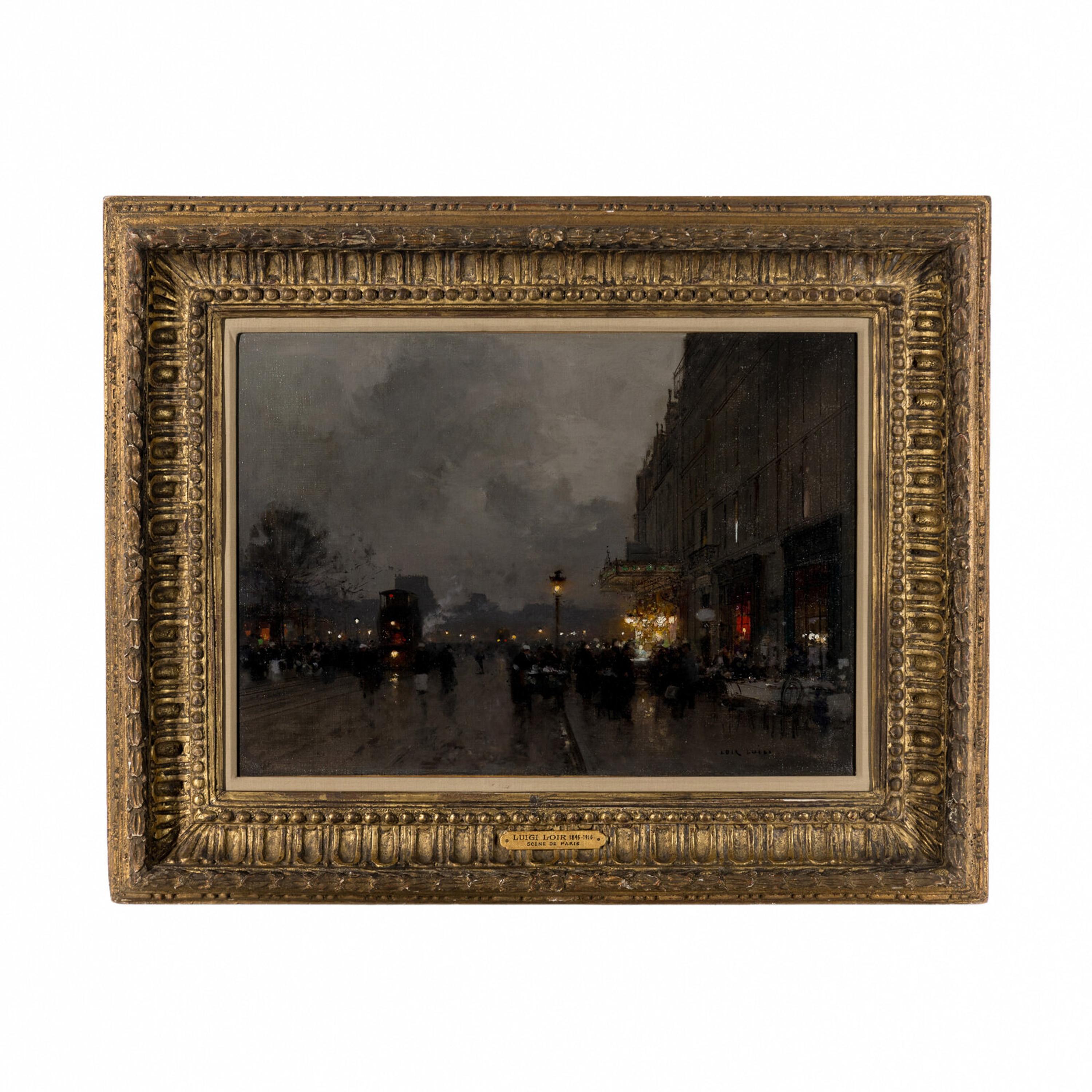Luigi Loir (French, 1845-1915) — Sc è ne de Paris