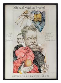 Two Color Lithographs Largest 30 x 22 1/2 inches.