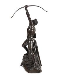 A Coalbrookdale Bronze Figure of The Eagle Slayer