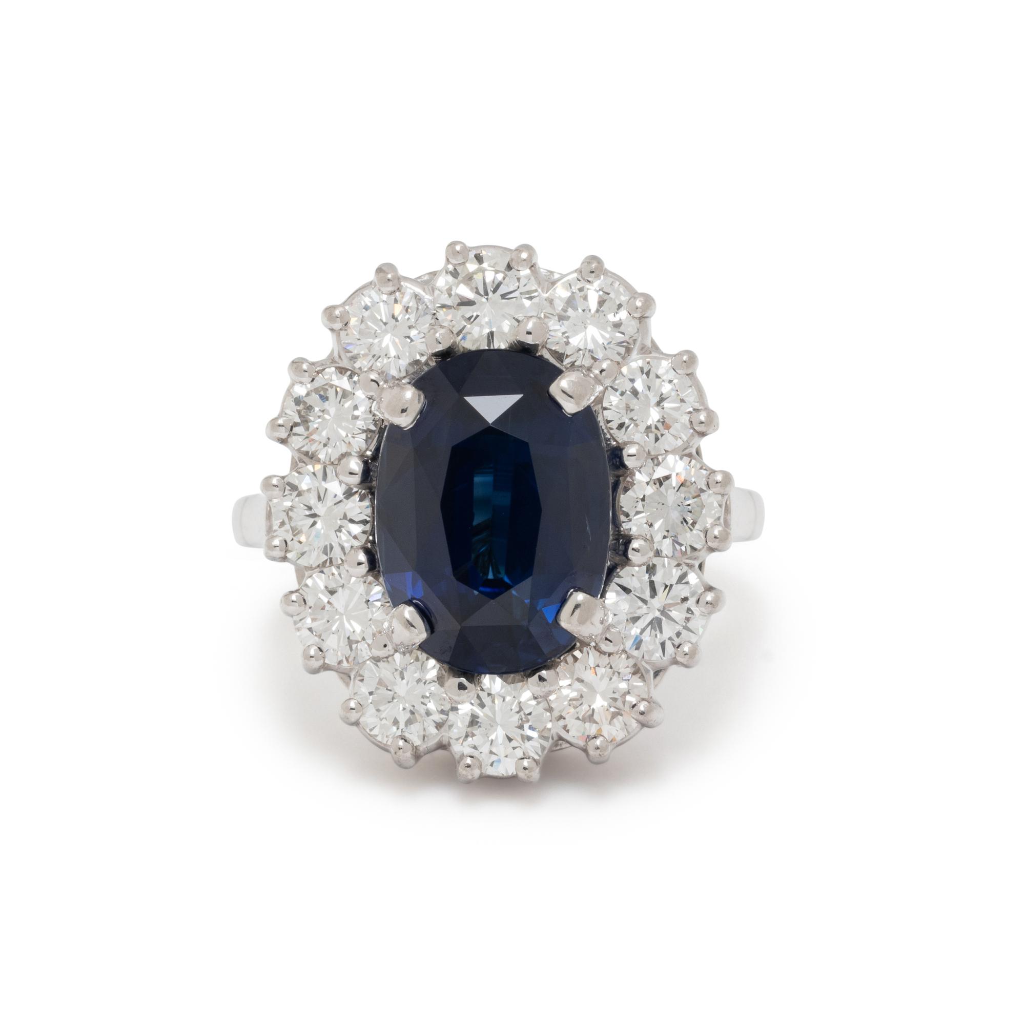 SAPPHIRE AND DIAMOND CONVERTIBLE RING PENDANT