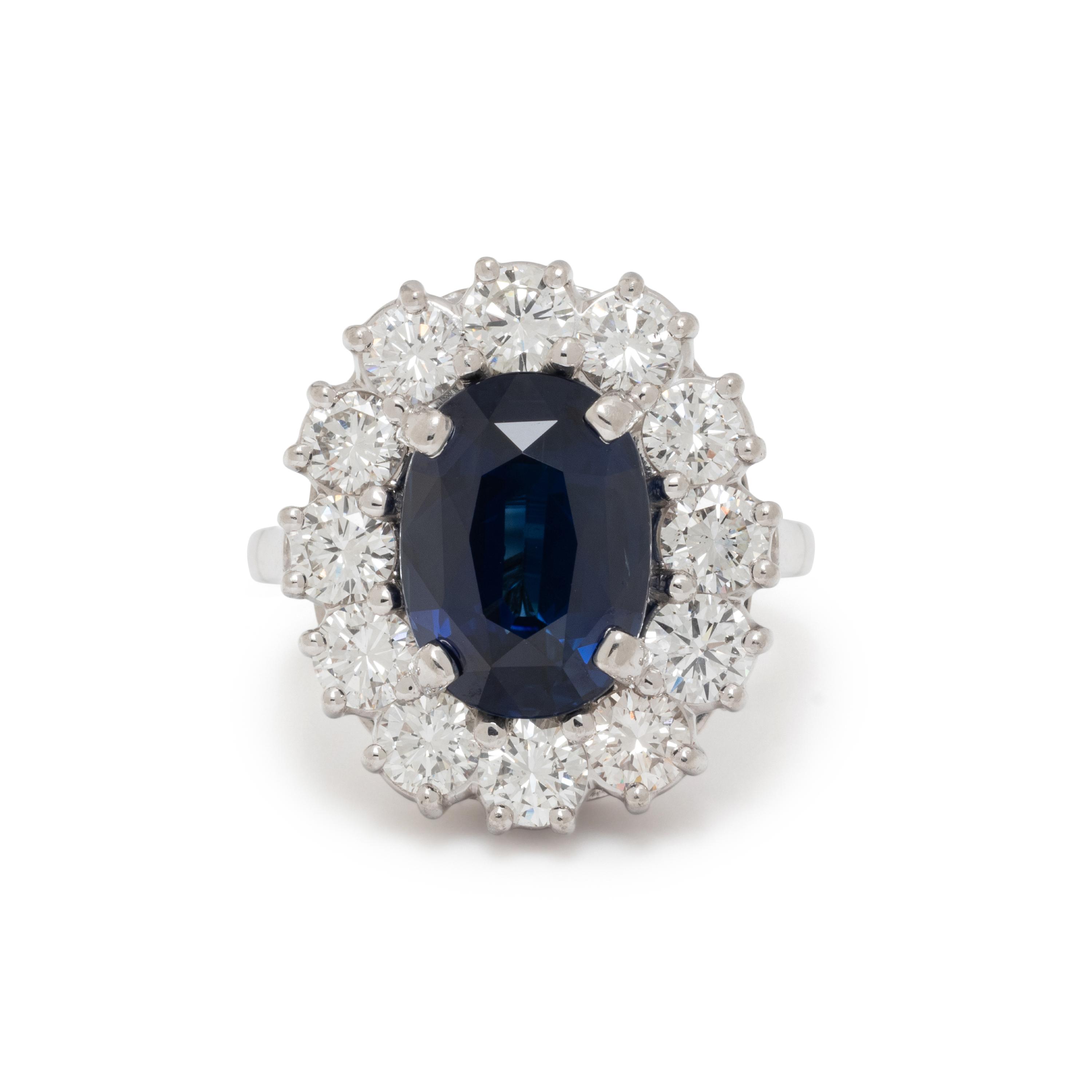 SAPPHIRE AND DIAMOND CONVERTIBLE RING PENDANT