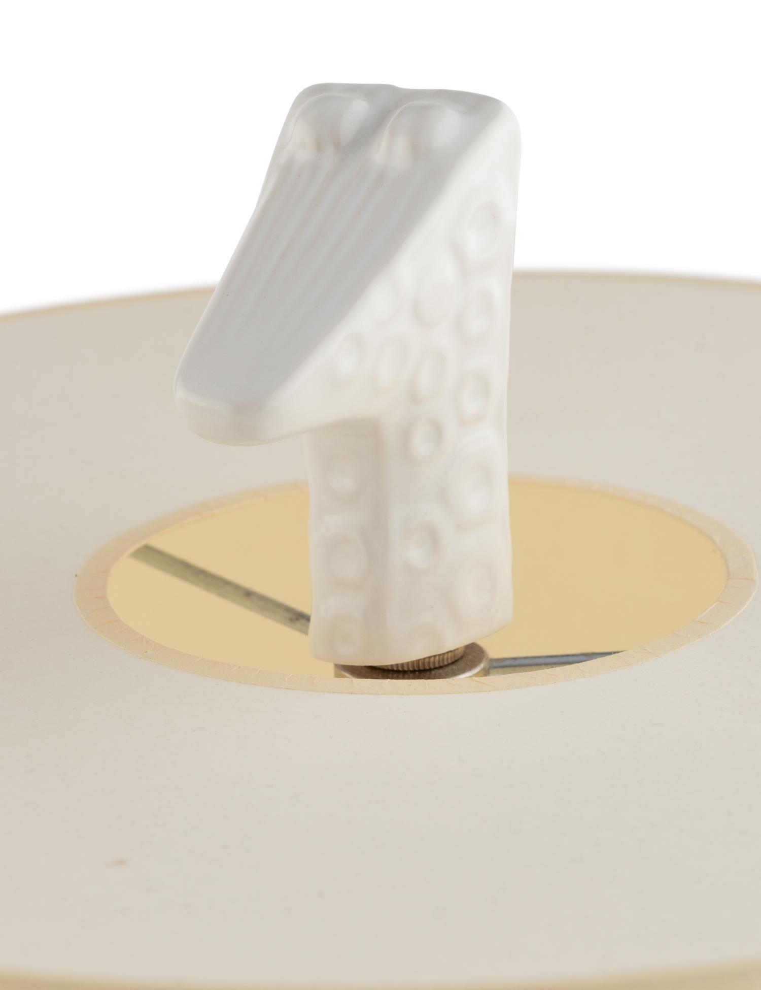 Pair of Giraffe Ceramic Table Lamps