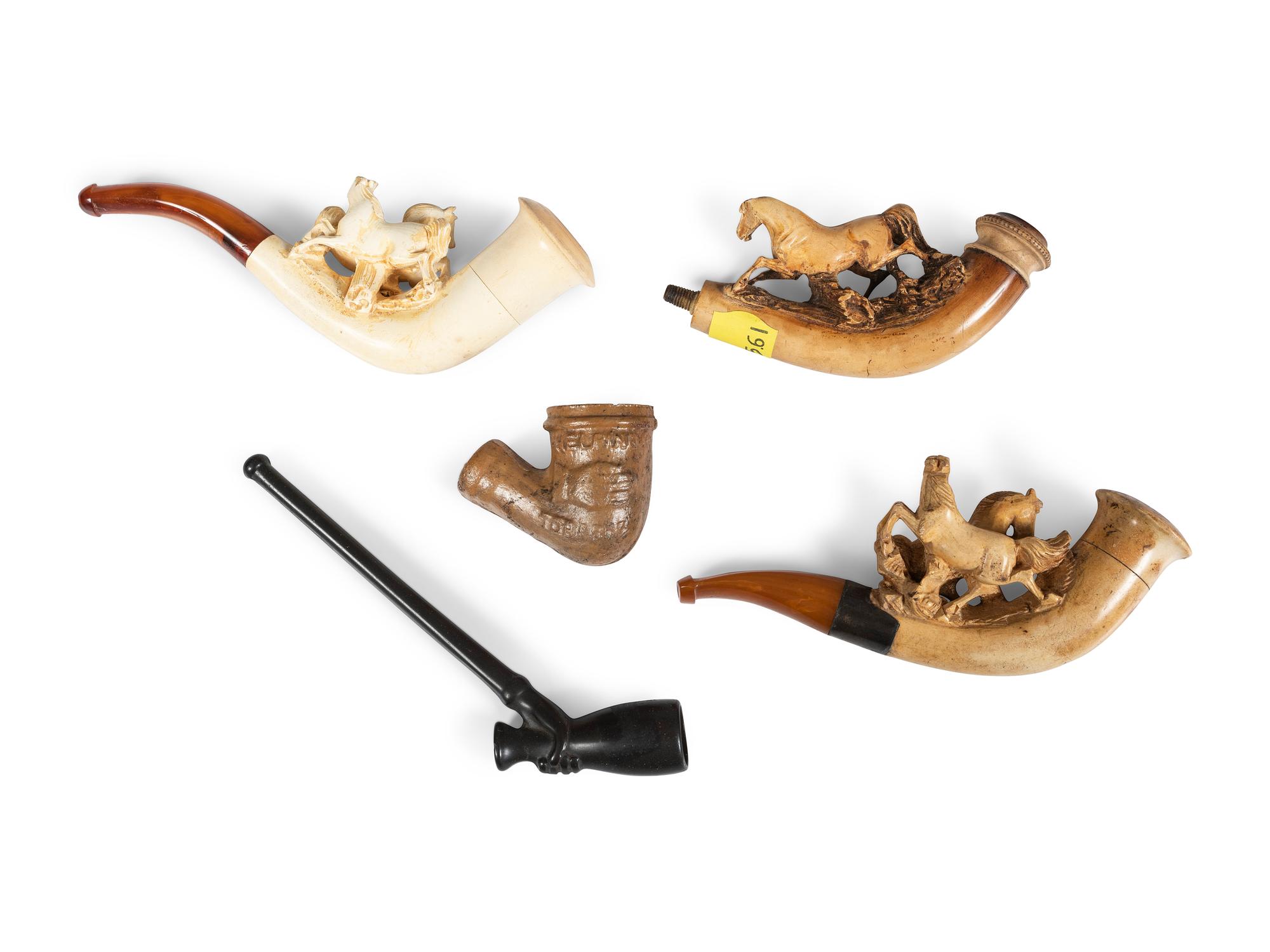 A Collection of Carved Pipes