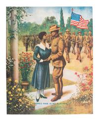 [WORLD WAR I]. Colored Man is No Slacker . Chicago: E.G. Renesch, 1918.