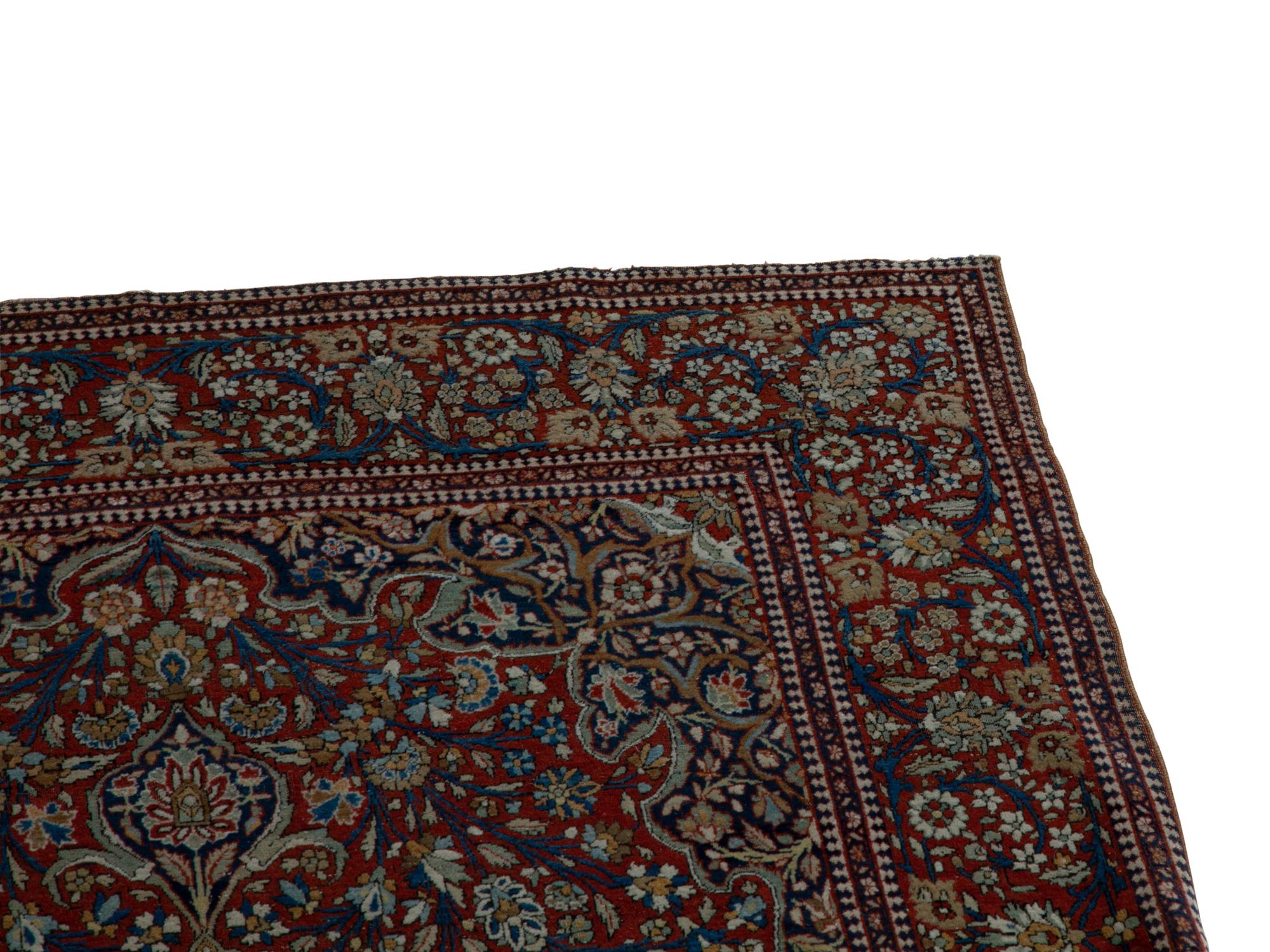 A Mohtasham Kashan Wool Rug