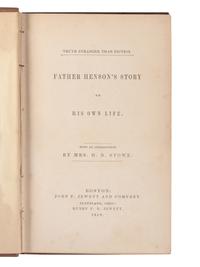 HENSON, Joseph (1789-1881). Truth Stranger Than Fiction: Father Henson's Story of his Own Life. 1858