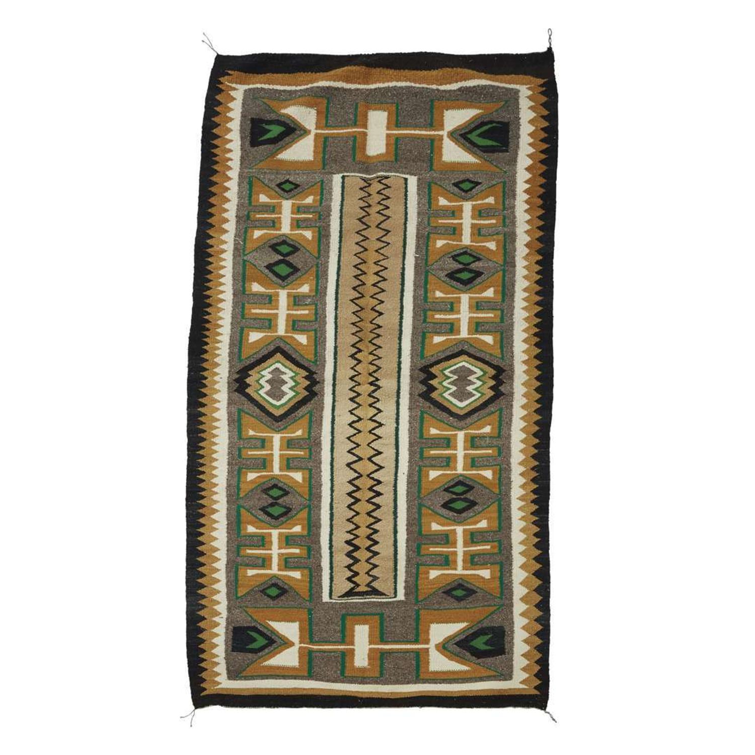 Two Navajo rugs 20th century