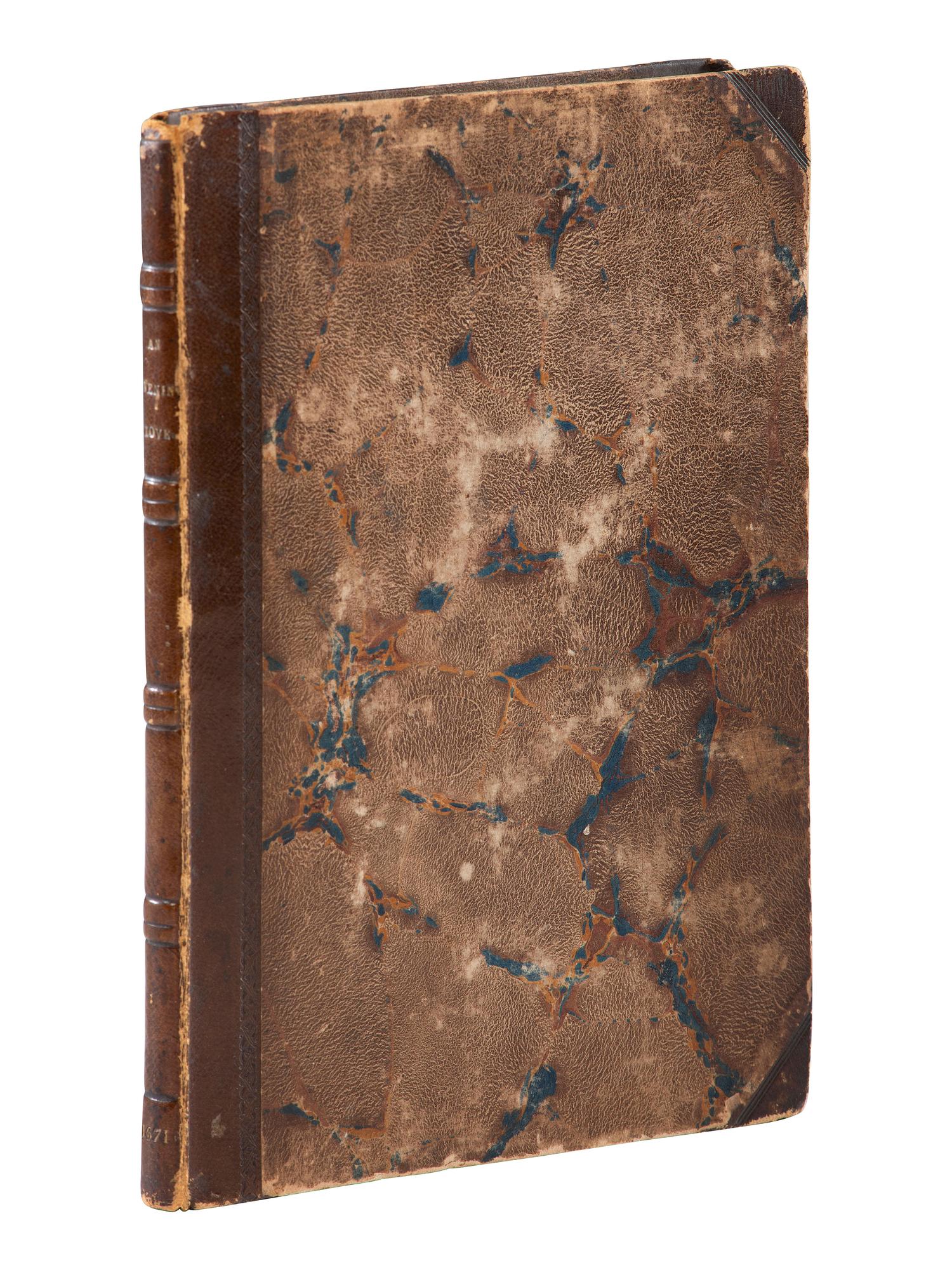 16th & 17th Century Americana [MORRIS, Gouverneur, his copy]. DRYDEN, John. An Evening's Love. Or the Mock-Astrologer . Savoy: T. N. for Henry Herringman, 1671. With the bookplate of Gouverneur Morris.
