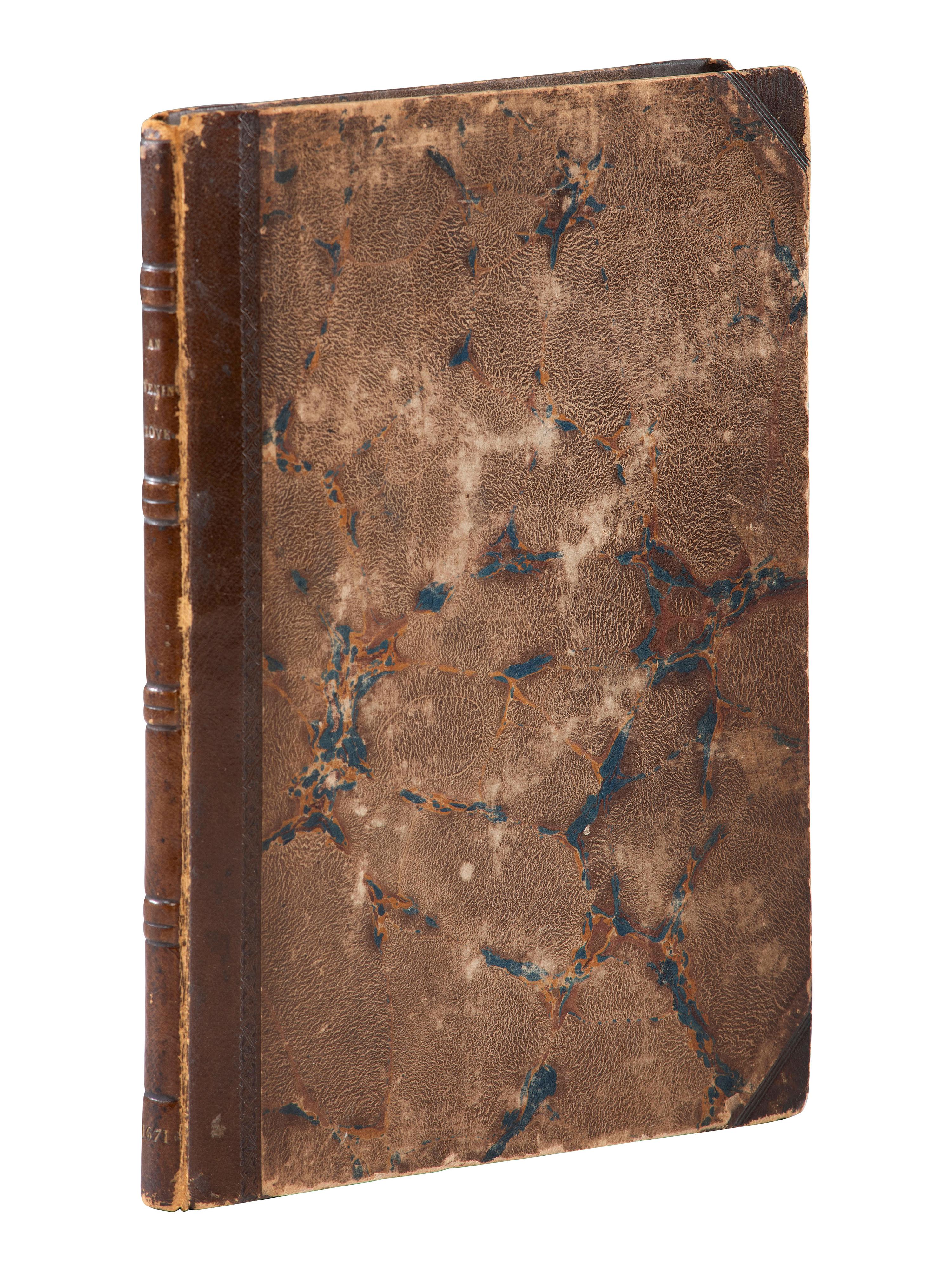 16th & 17th Century Americana [MORRIS, Gouverneur, his copy]. DRYDEN, John. An Evening's Love. Or the Mock-Astrologer . Savoy: T. N. for Henry Herringman, 1671. With the bookplate of Gouverneur Morris.
