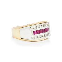 RUBY AND DIAMOND RING