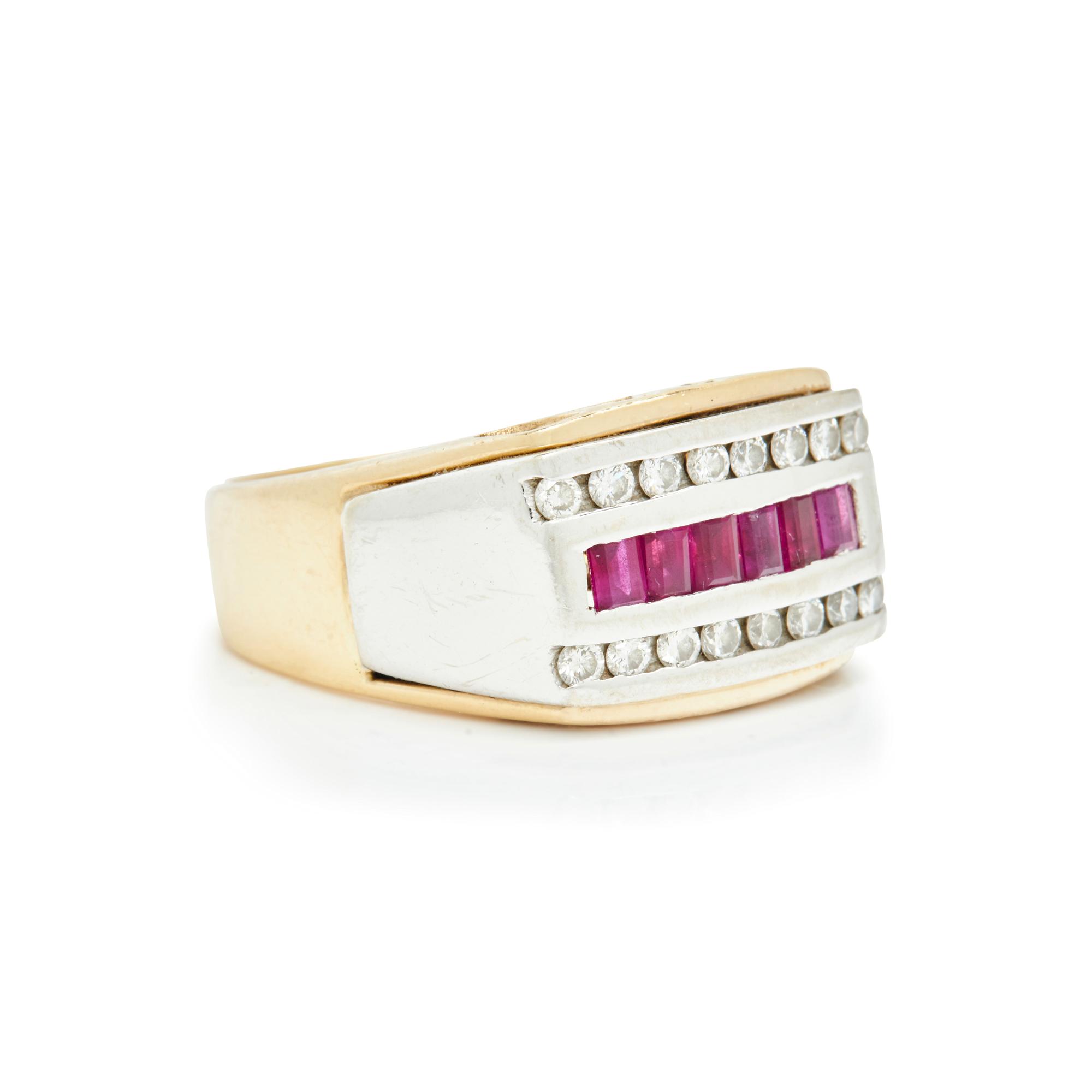 RUBY AND DIAMOND RING