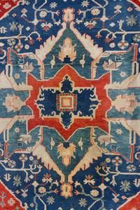 A Serapi Design Wool Rug
