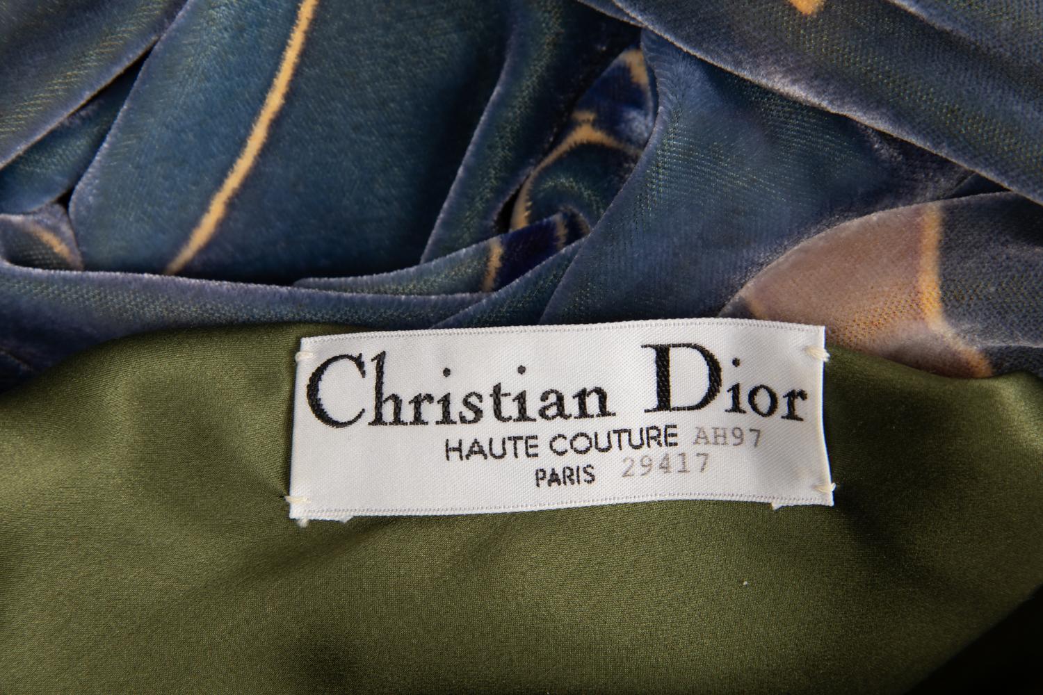 Christian Dior Haute Couture Velvet Jacket and Dress, Autumn/Winter 1997
