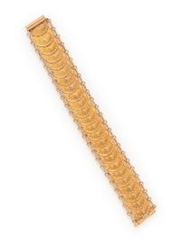 COLLECTION OF YELLOW GOLD AND COIN JEWLERY