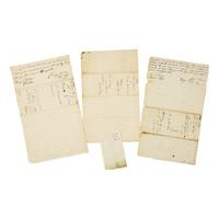 [Supreme Court] Taney, Roger B. Group of Five Signed Documents