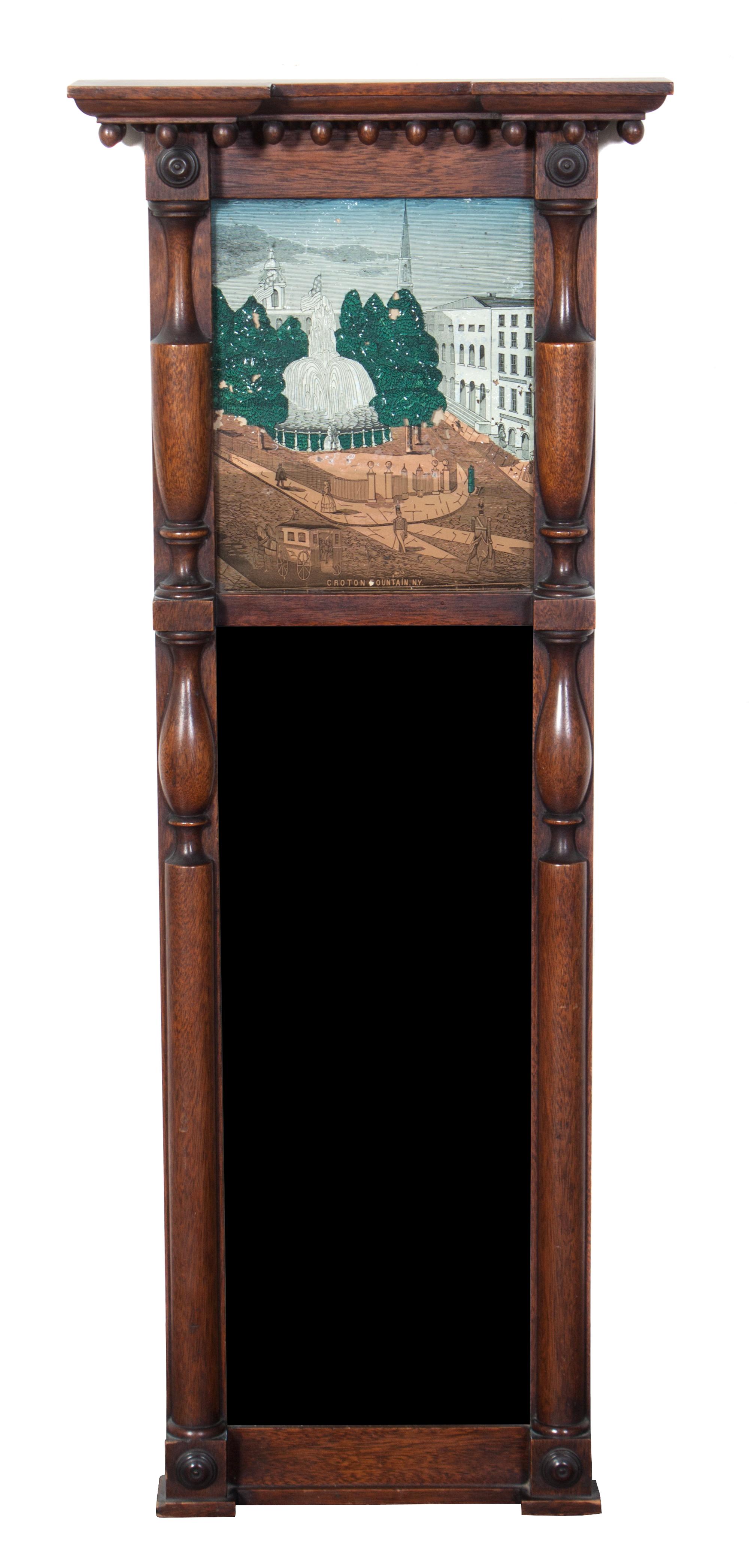A Federal Mirror Length 35 1/4 inches.