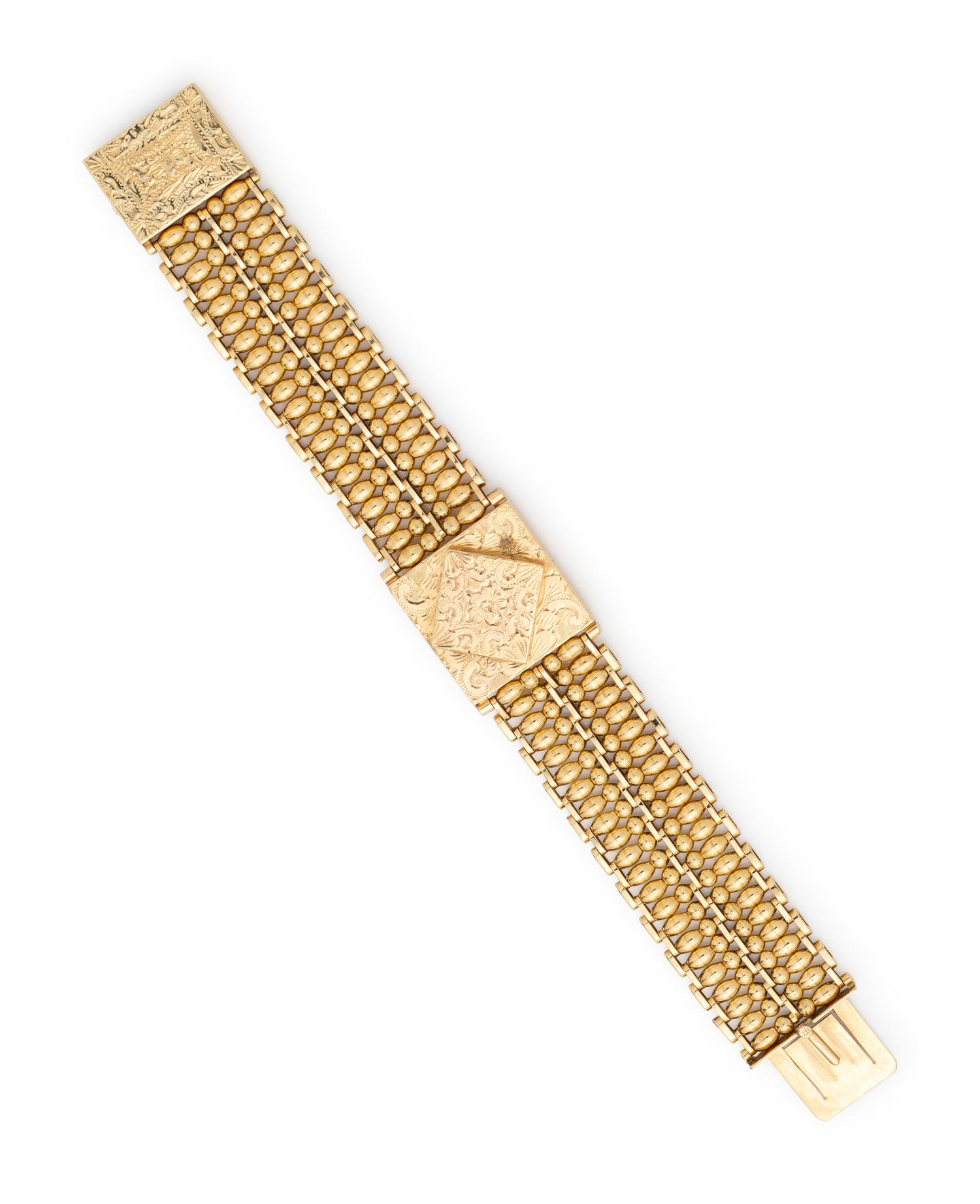 14K YELLOW GOLD SURPRISE WRISTWATCH