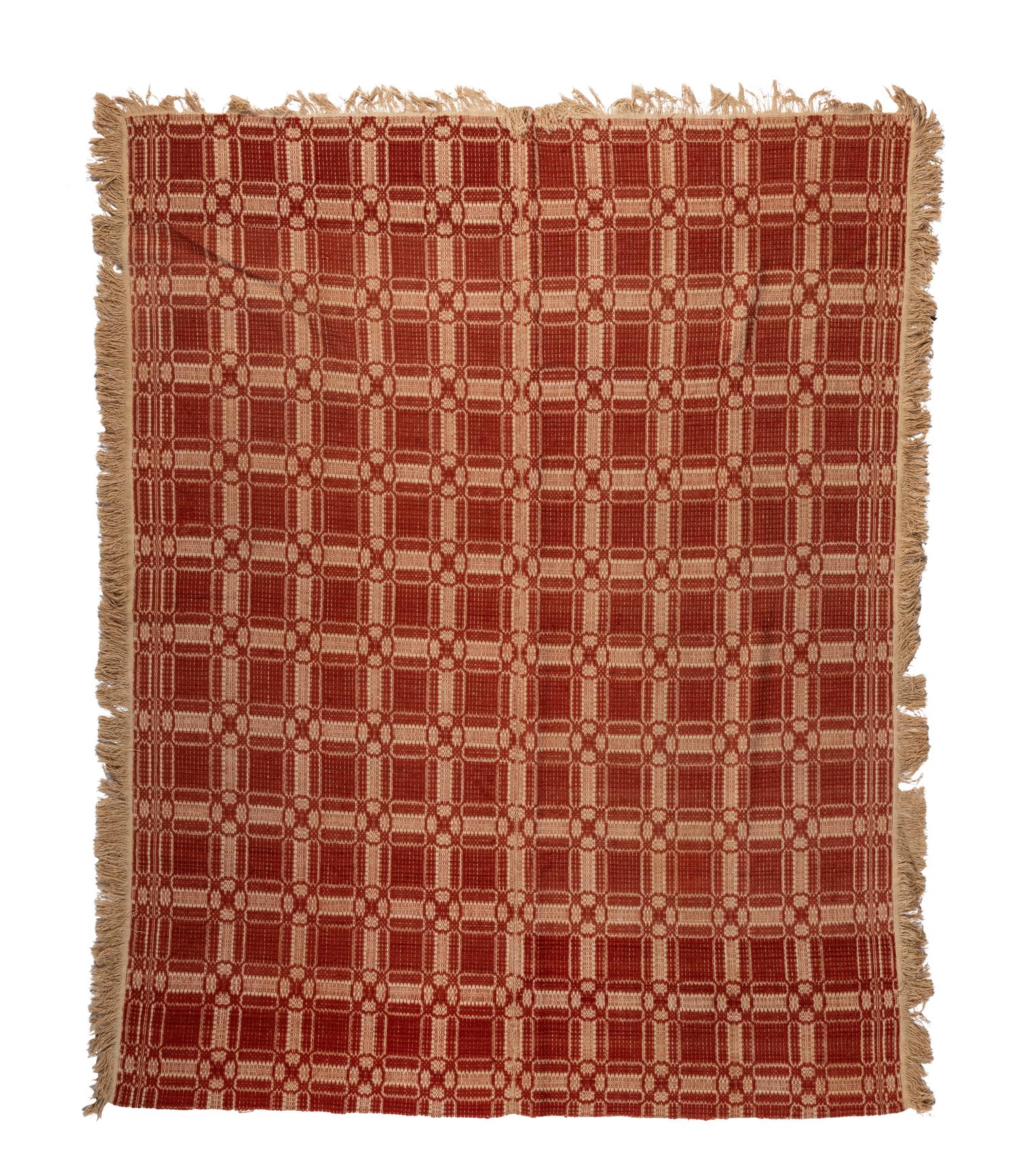 Three Overshot Coverlets