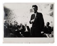 [PRESIDENTS] Photographs and ephemera related to Presidents Kennedy, FDR, Truman, and Reagan.