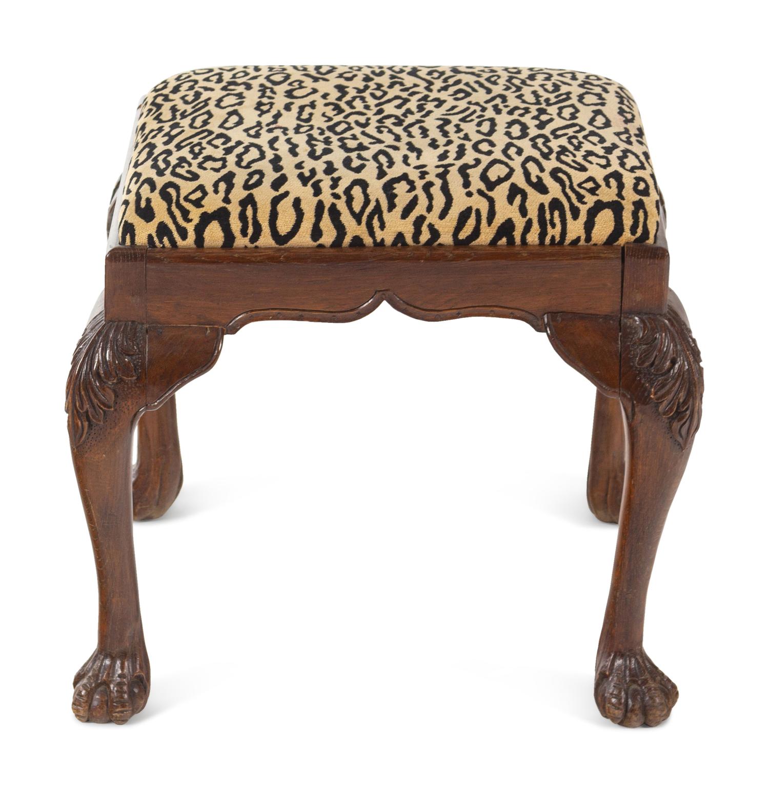 A George II Style Mahogany Stool
