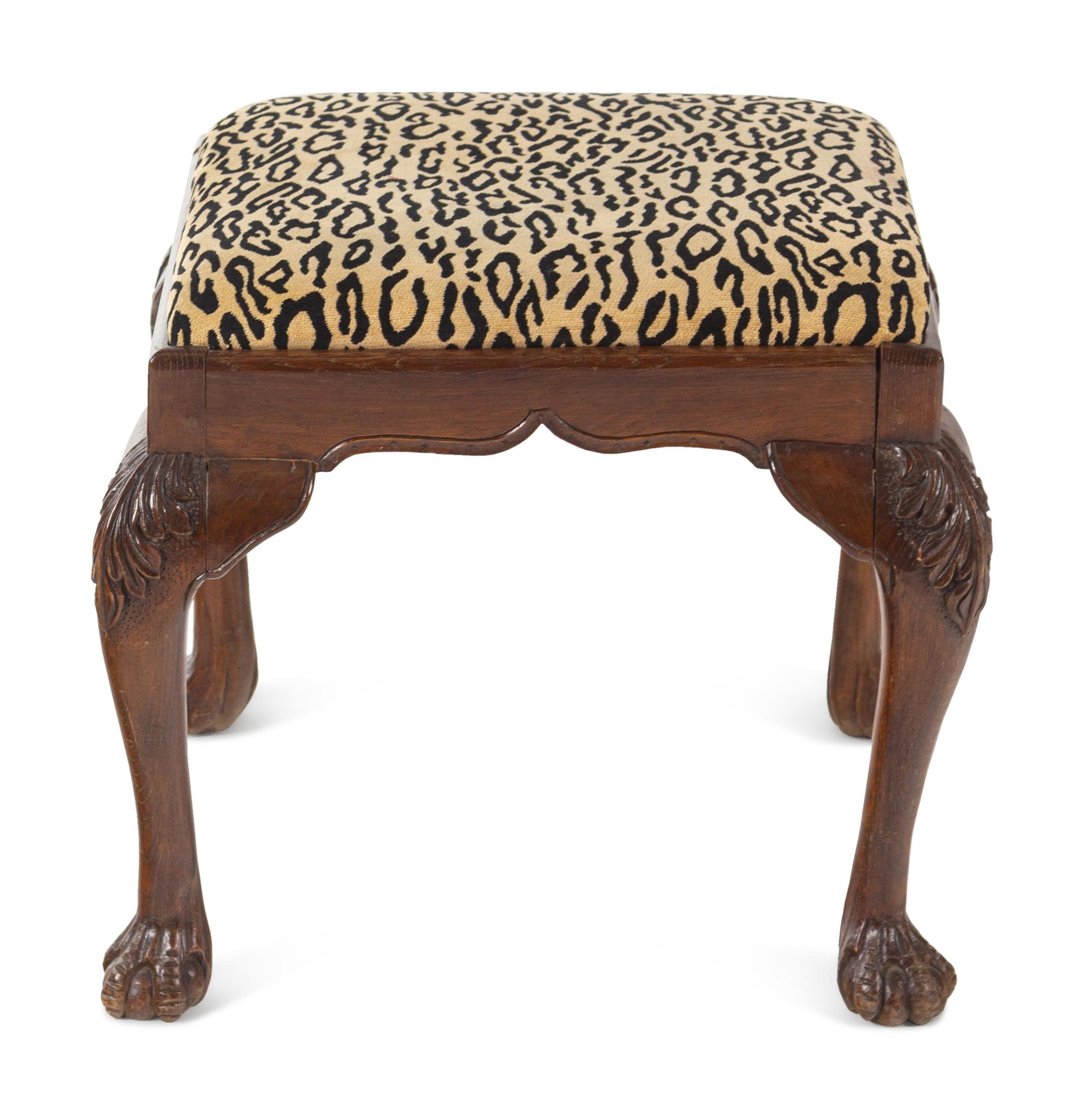 A George II Style Mahogany Stool