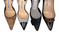 Four Pairs of Manolo Blahnik Shoes
