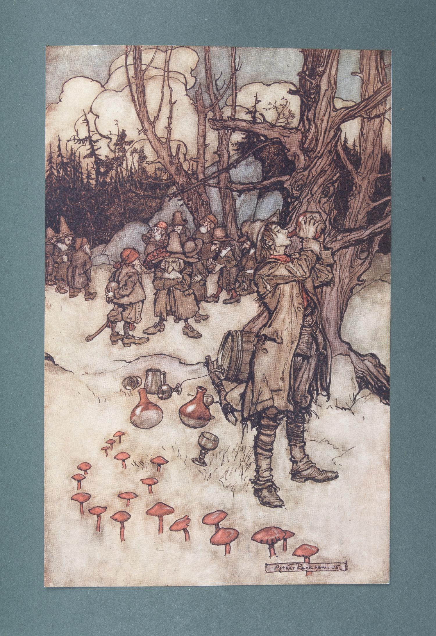 (WEITZ-COLEMAN; RACKHAM, ARTHUR) IRVING, WASHINGTON. Rip Van Winkle. NY, 1905. Finely bound by Herbie Weitz.