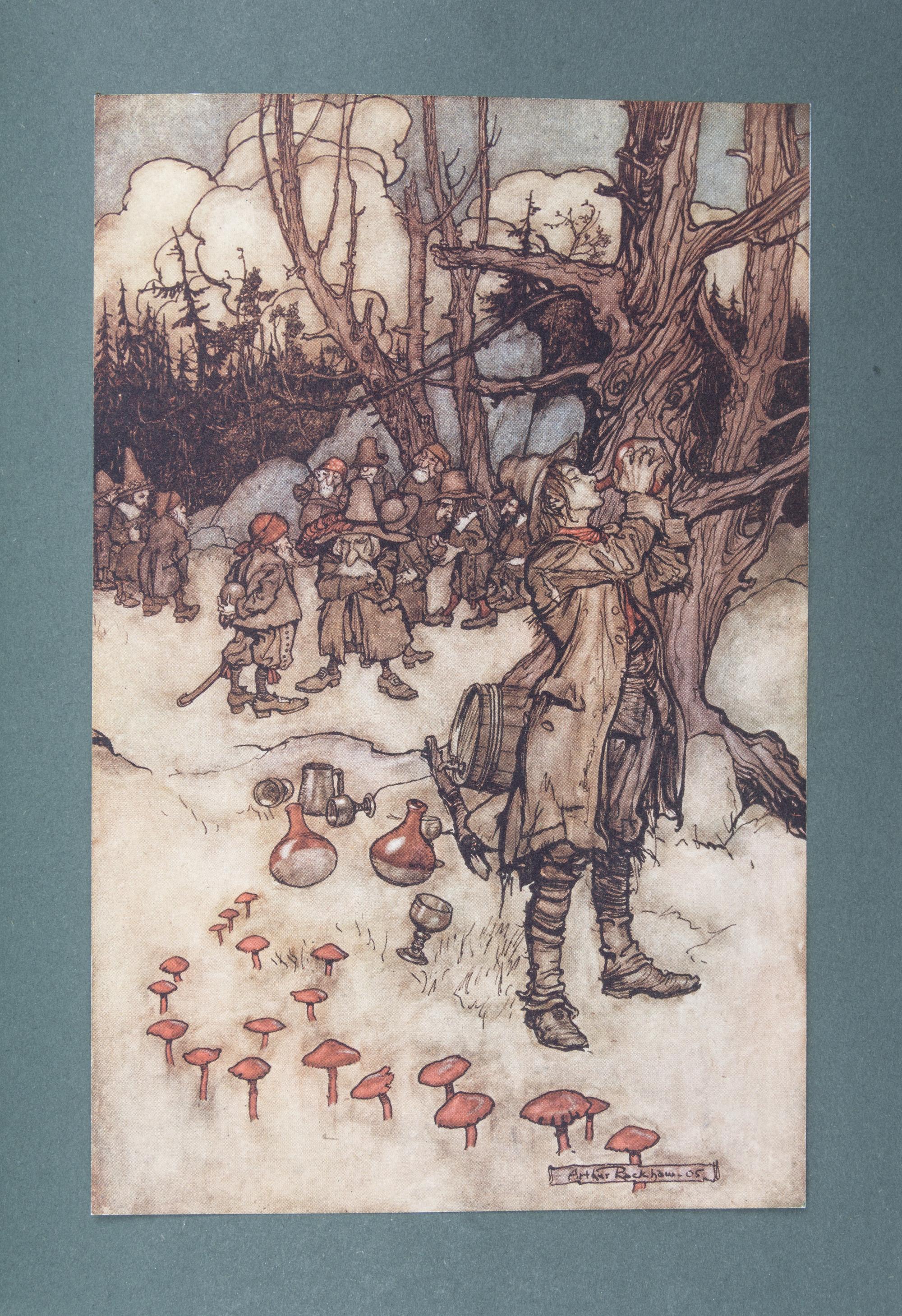 (WEITZ-COLEMAN; RACKHAM, ARTHUR) IRVING, WASHINGTON. Rip Van Winkle. NY, 1905. Finely bound by Herbie Weitz.
