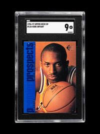 A Group of 1996-97 SP Kobe Bryant Rookie Basketball Cards,