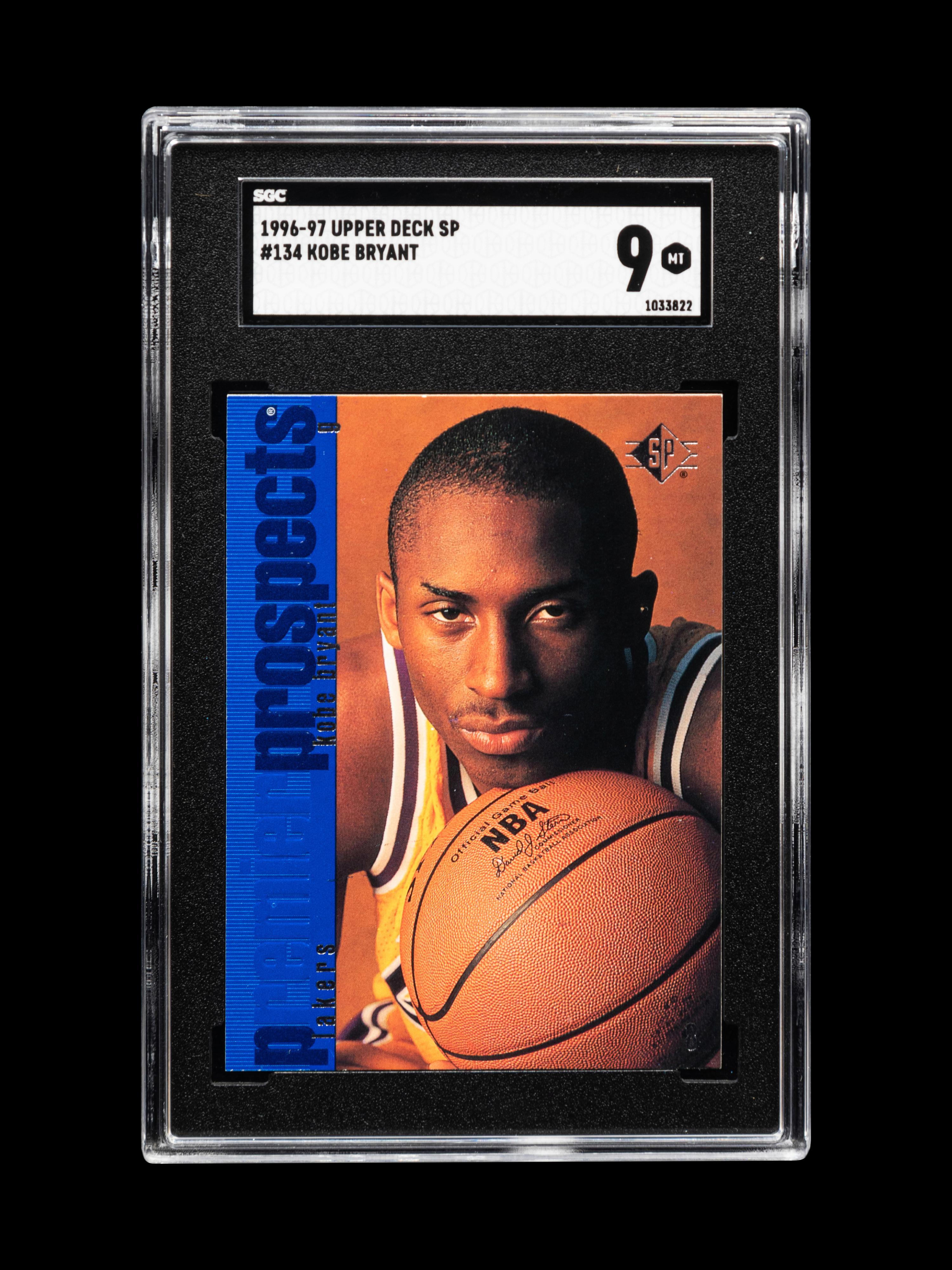 A Group of 1996-97 SP Kobe Bryant Rookie Basketball Cards,
