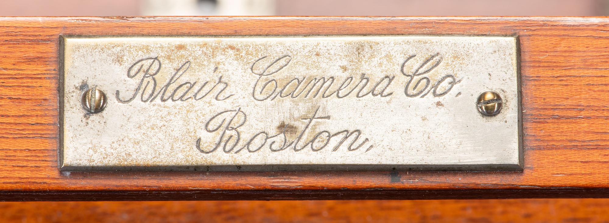 [EARLY PHOTOGRAPHY]. A group of 2 reversible back cameras produced by the Blair Camera Co., Boston, MA, ca 1888-1889.