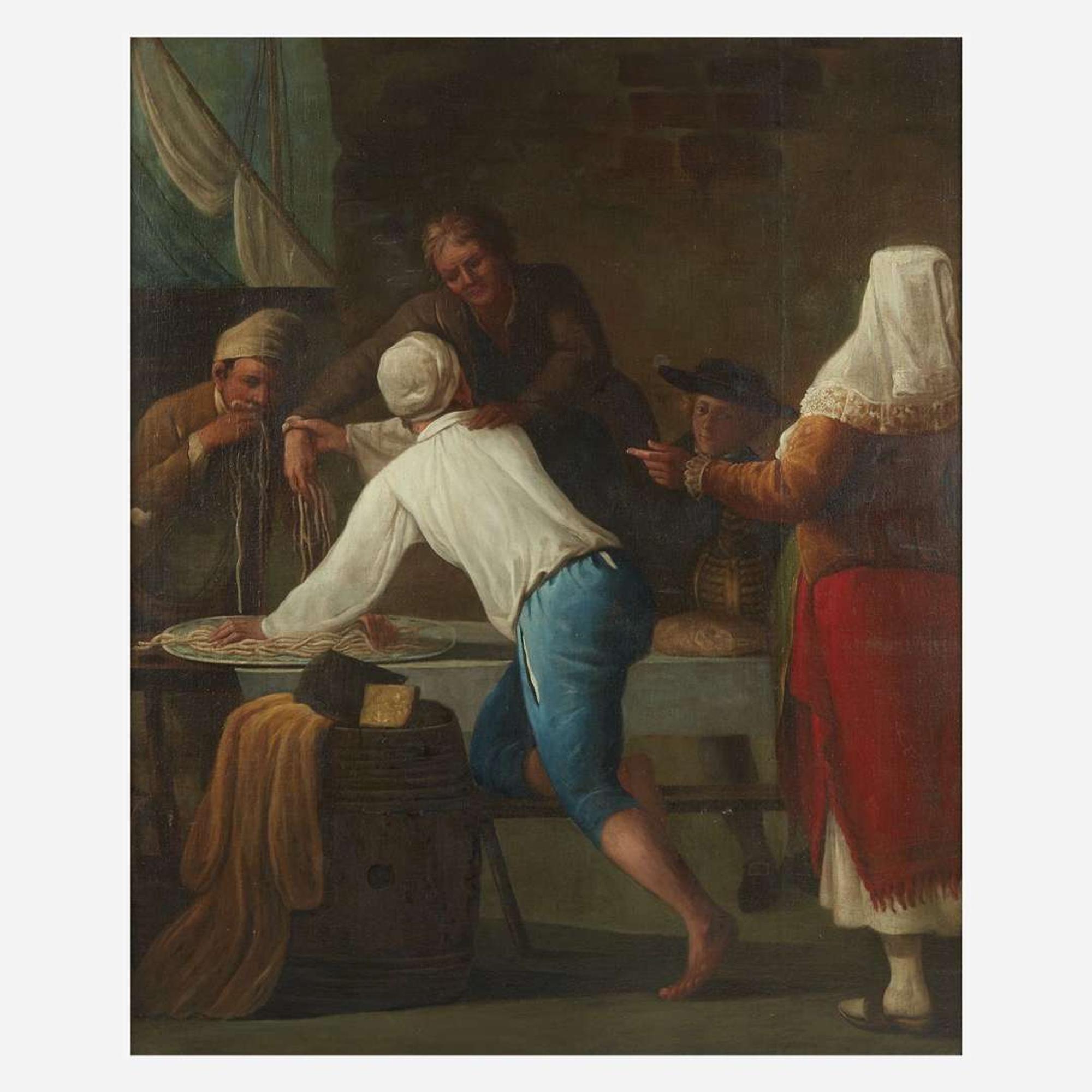 Antonio Cifrondi (Italian, 1657–1730) The Spaghetti Thief