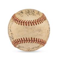A 1940 San Antonio Missions Team Signed Autograph Baseball