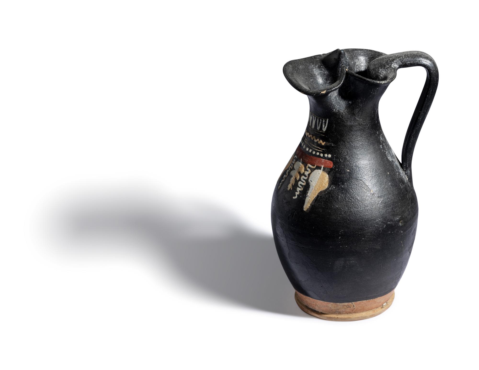 A Gnathian-Ware Trefoil Oinochoe