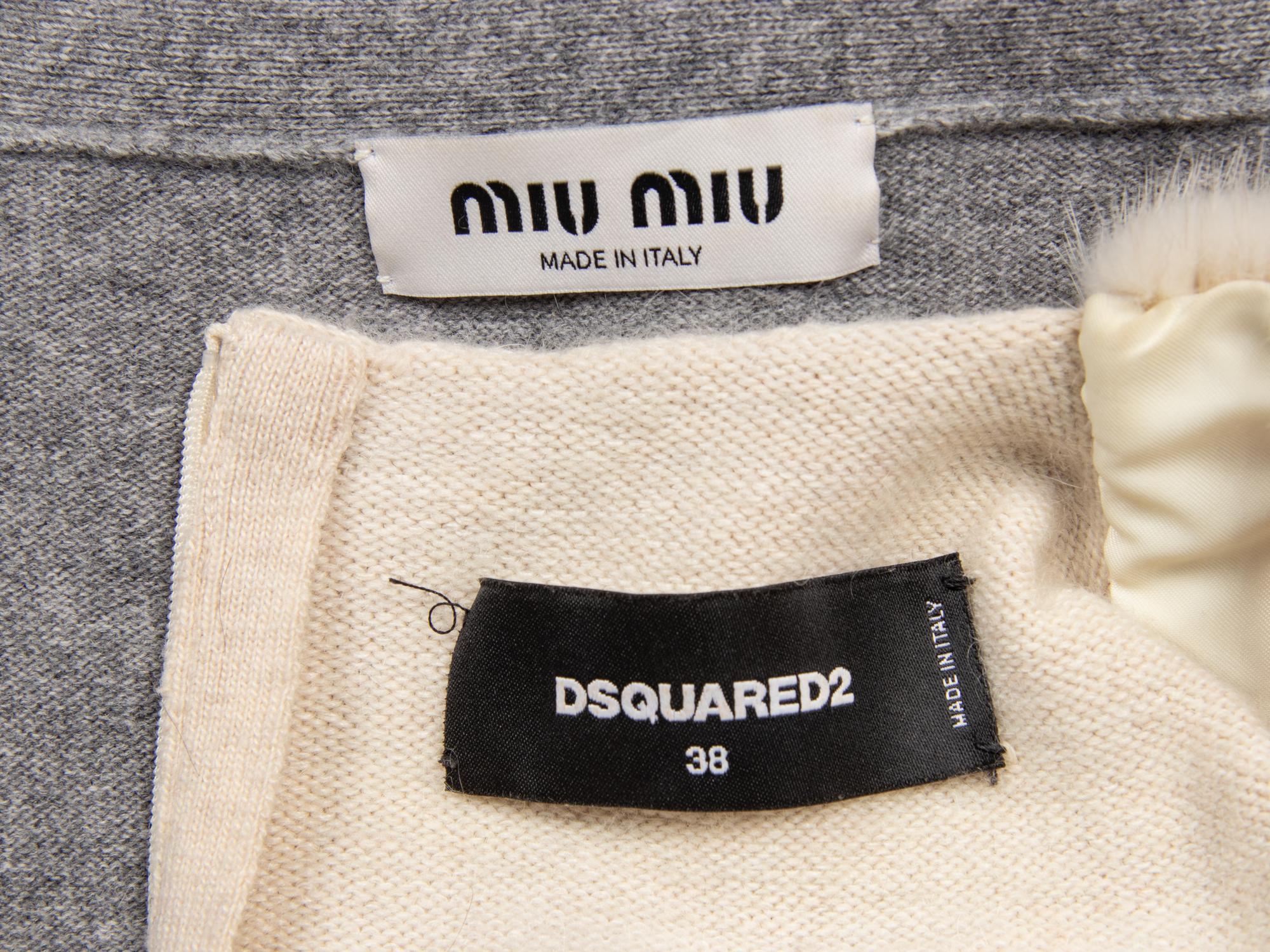 MIU MIU & DSQUARED2, TWO TOPS