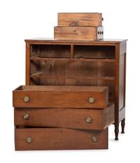 A Federal Cherrywood Chest of Drawers
