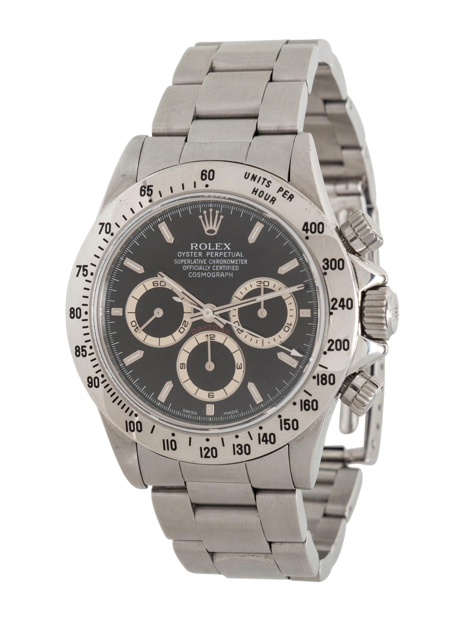 ROLEX, REF. 16520 STAINLESS STEEL ZENITH 'DAYTONA' 'COLOR CHANGE' WATCH