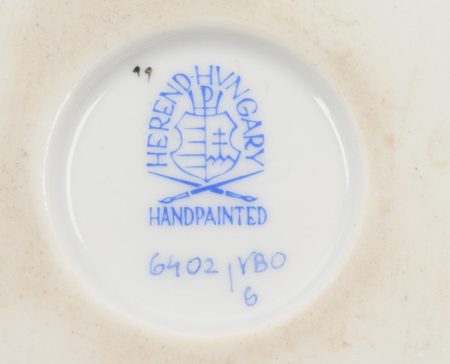 A Herend Porcelain Queen Victoria Vase