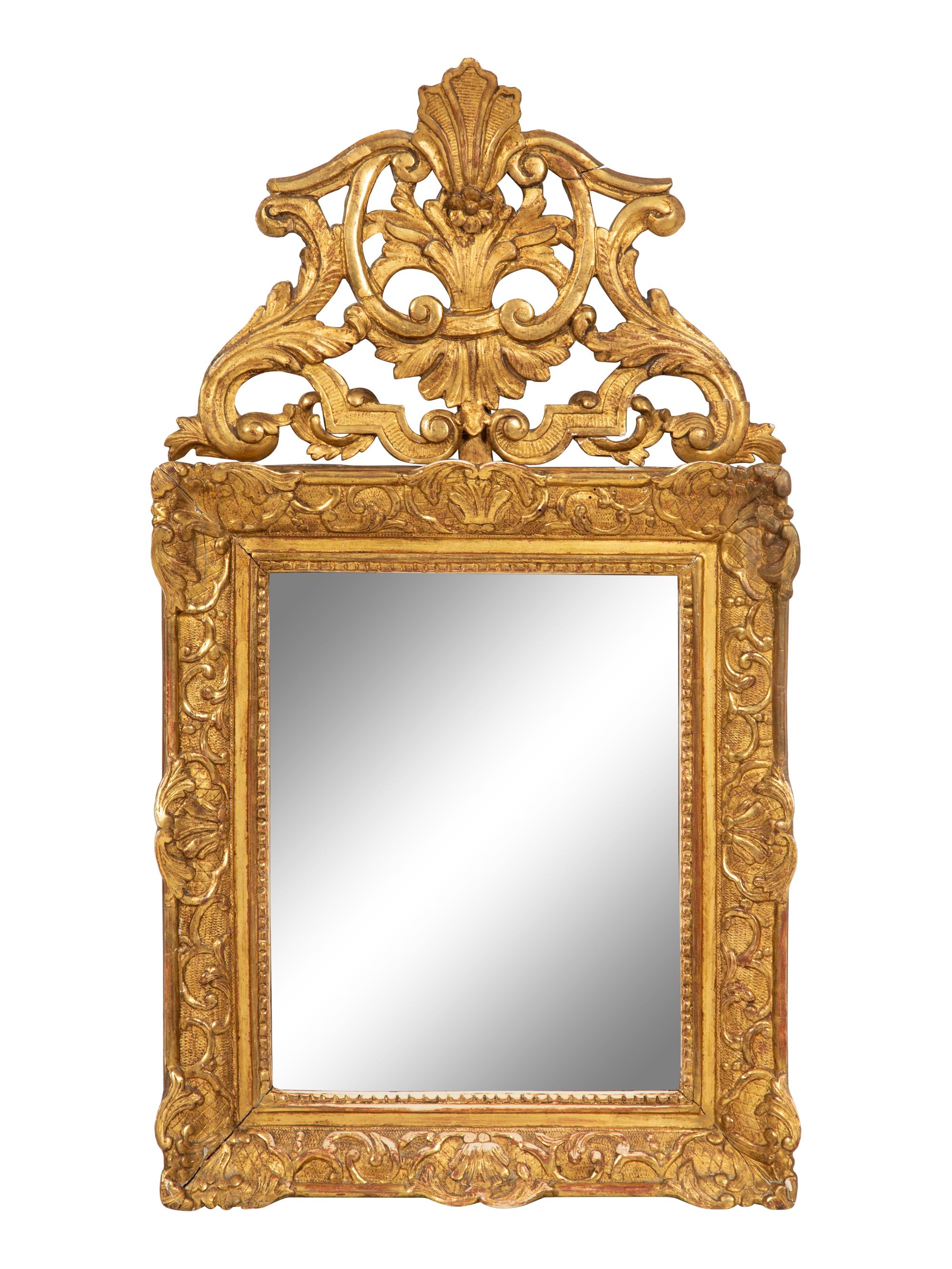 A Régence Style Giltwood Mirror
