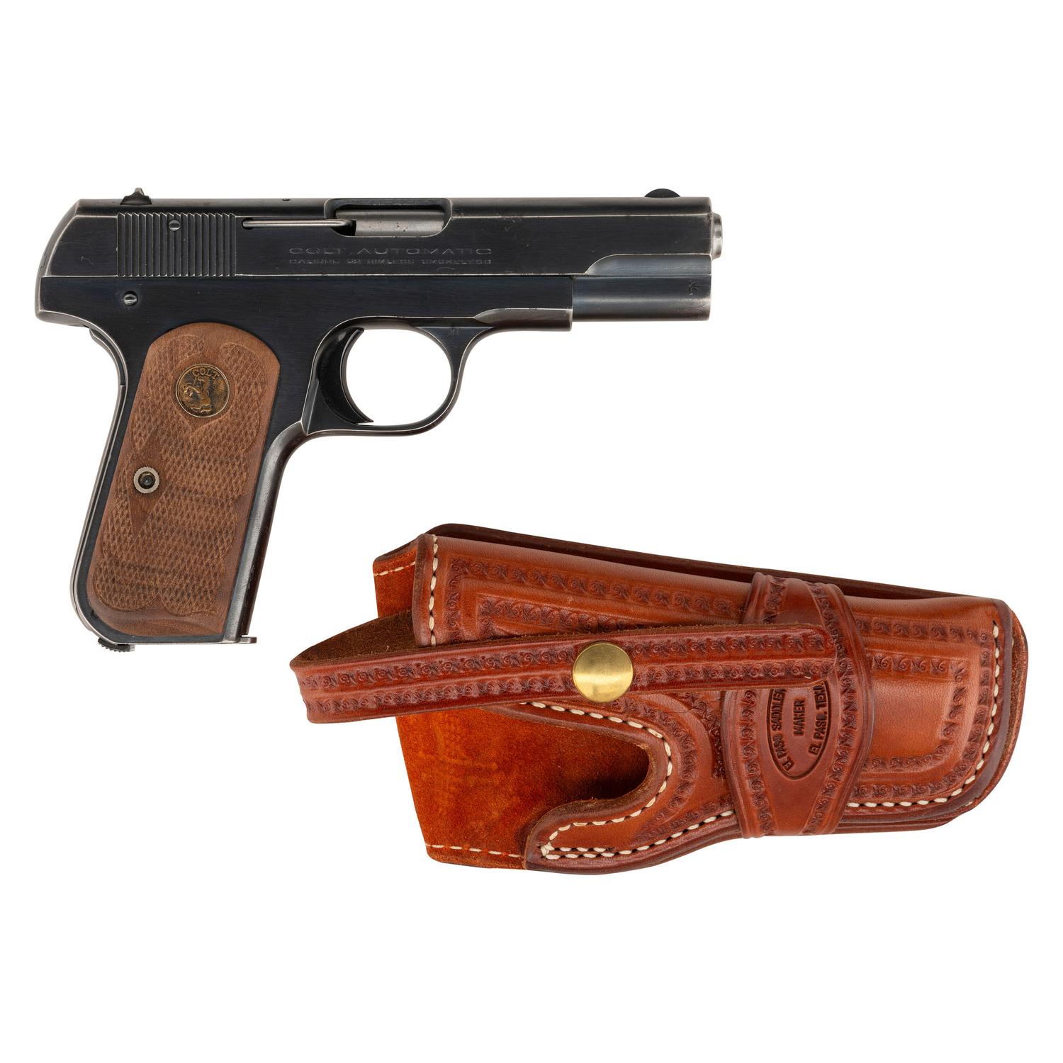 **Colt 1903 Pocket Hammerless Type IV .32 in Holster