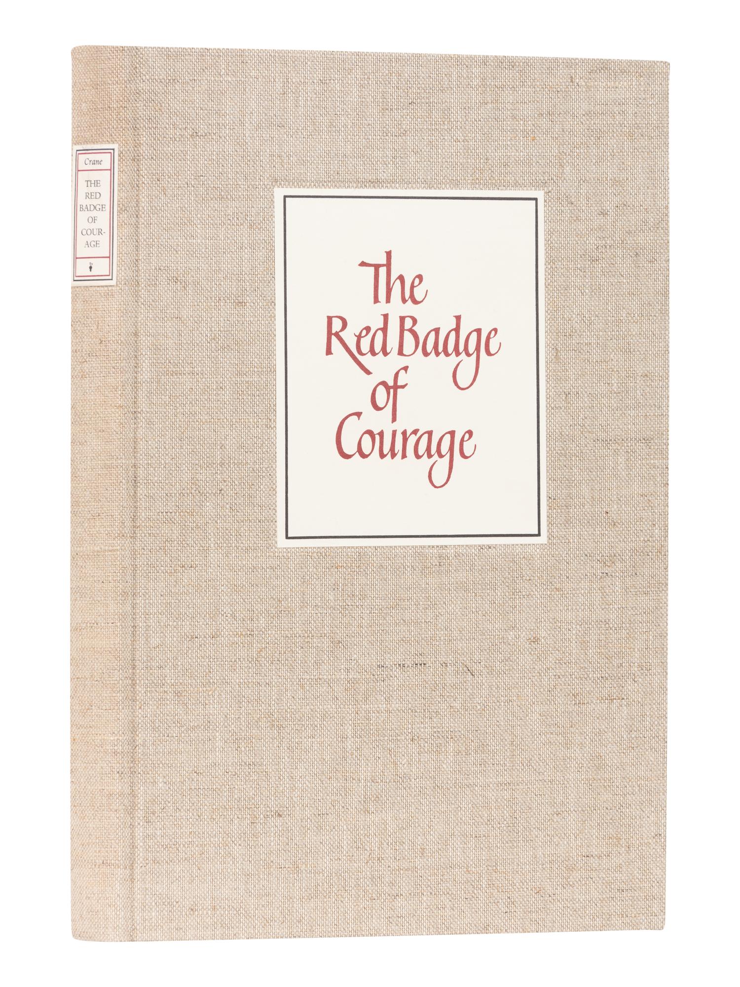 [PENNYROYAL PRESS]. CRANE, Stephen 1871-1900. The Red Badge of Courage . West Hatfield, MA: The Pennyroyal Press, 1984.