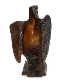 A Daum Pâte de Verre Sacre Sculpture