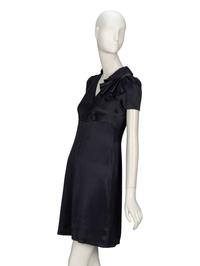 Prada, Deep Grey Satin Dress