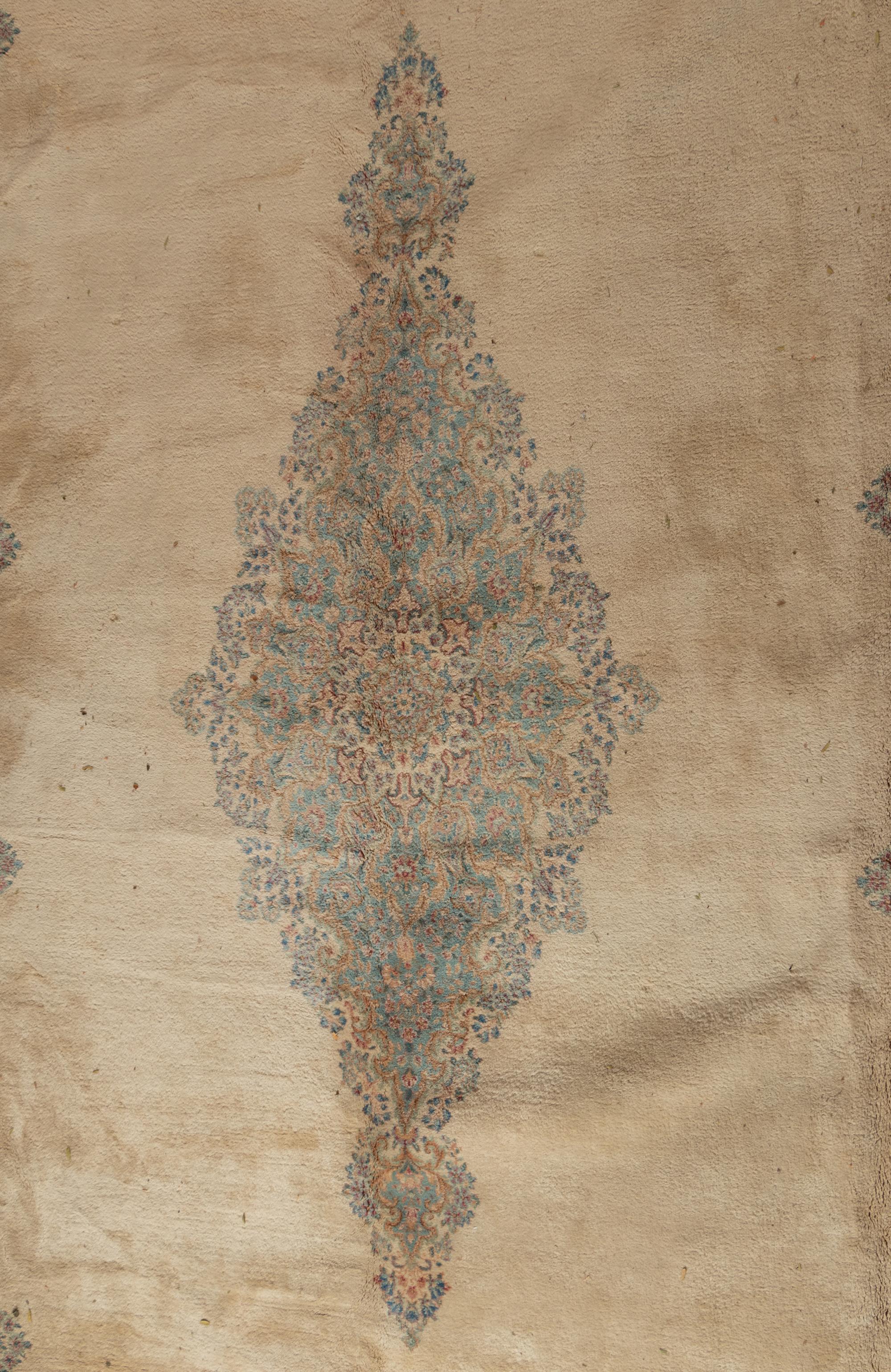 A Kirman Wool Rug