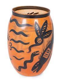 A Kotsa Boda Blown Glass Vase — 20TH CENTURY