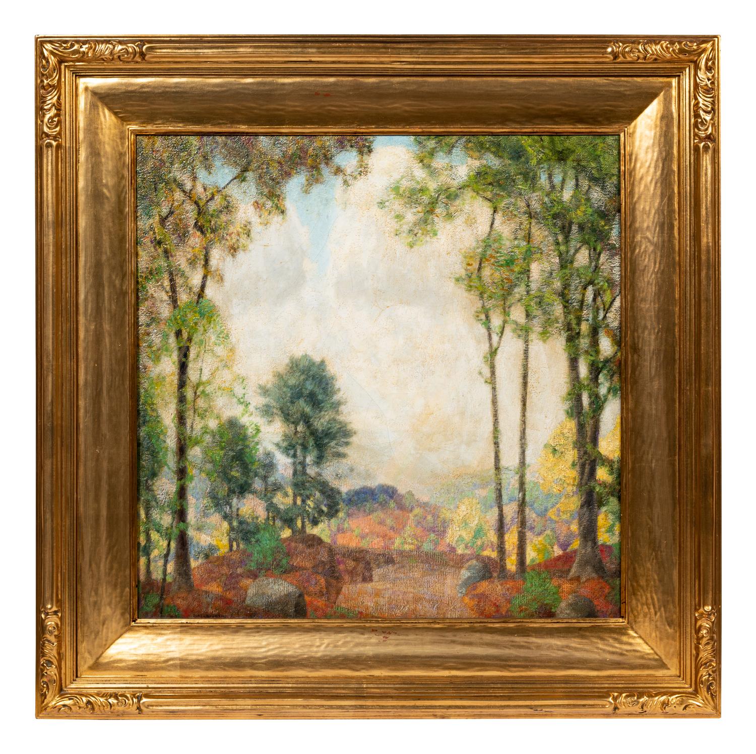 Landscape with Trees and Hills