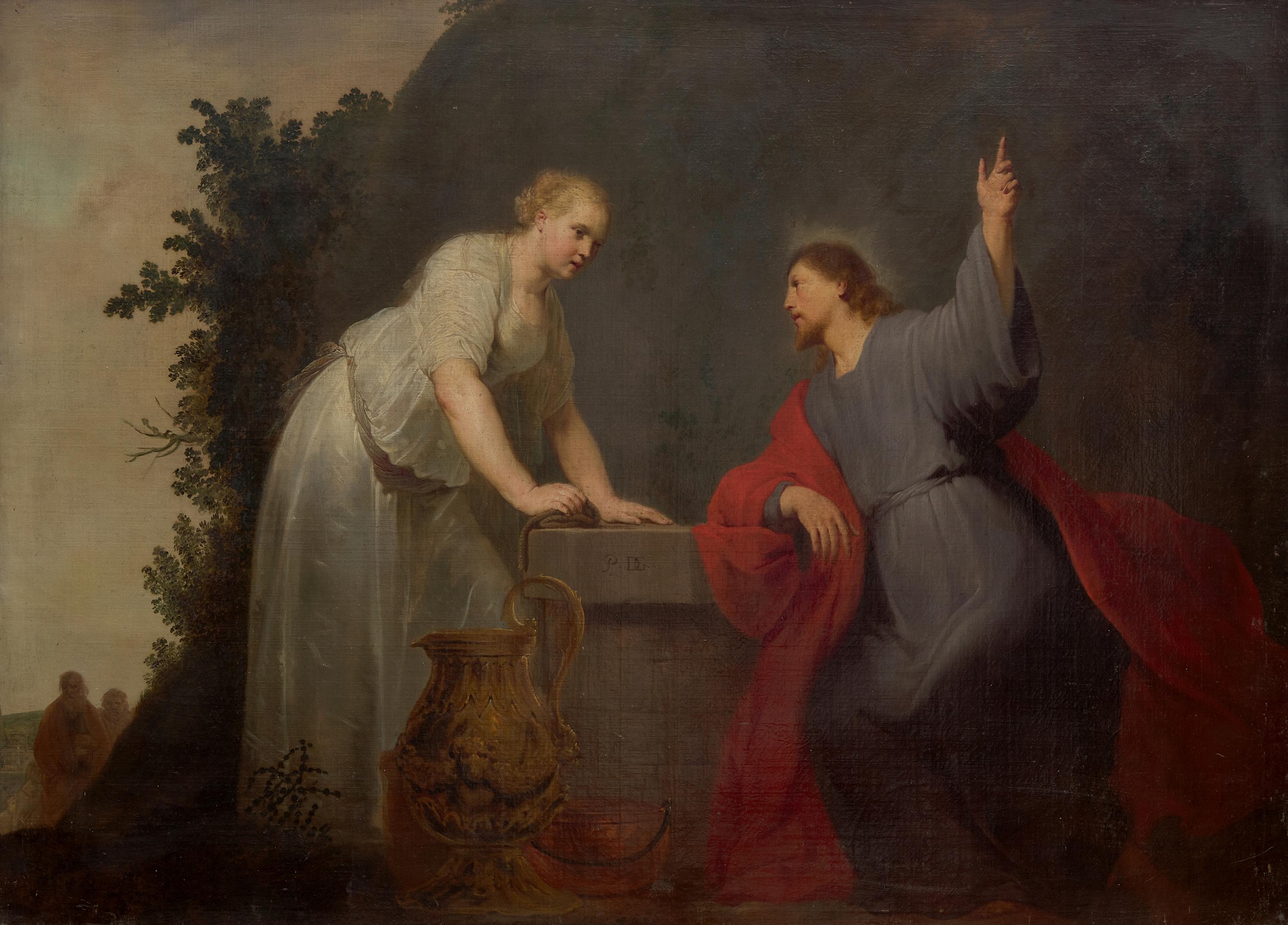 Pieter Fransz de Grebber (Dutch, 1600-1652) — Christ and the Samaritan Woman